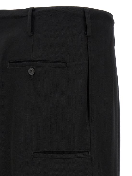 26FW 요지 야마모토 스트레이트 팬츠 HWP111011 Black - YOHJI YAMAMOTO