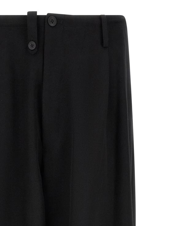 26FW 요지 야마모토 스트레이트 팬츠 HWP111011 Black - YOHJI YAMAMOTO