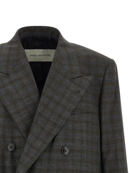 26FW 드리스 반 노튼 수트 자켓 2620204094264703 Gray - DRIES VAN NOTEN