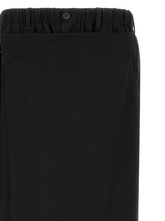 26FW 요지 야마모토 스트레이트 팬츠 HWP175001 Black - YOHJI YAMAMOTO
