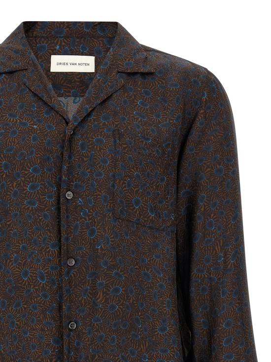 26FW 드리스 반 노튼 긴팔 셔츠 2620207134006703 Brown - DRIES VAN NOTEN