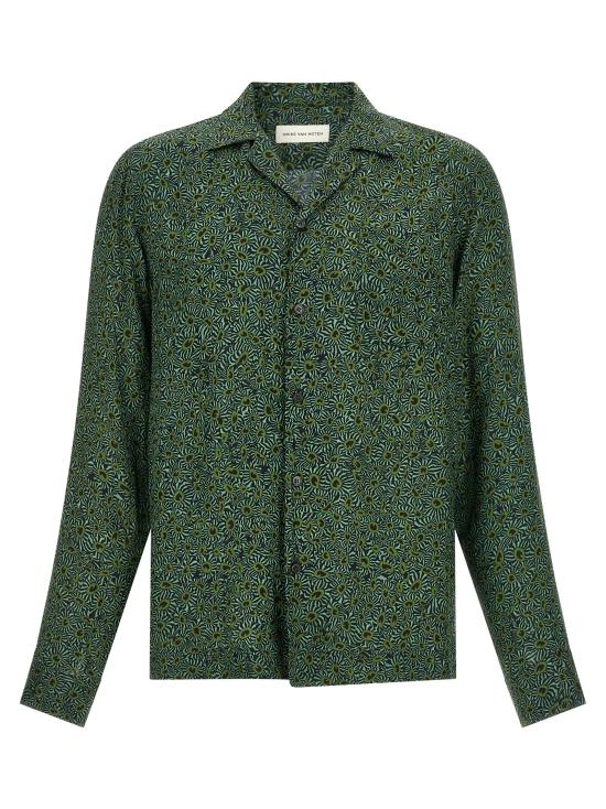 26FW 드리스 반 노튼 긴팔 셔츠 2620207134006608 Green