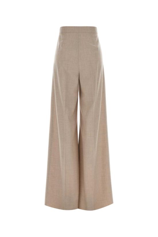 25FW 막스마라 스트레이트 팬츠 2521136012600 010 Beige o Tan - MAX MARA