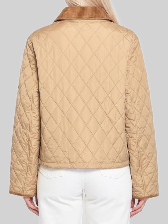 26FW 버버리 크롭 퀄티드 나일론 자켓 8107466 BEIGE - BURBERRY