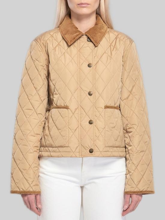 26FW 버버리 크롭 퀄티드 나일론 자켓 8107466 BEIGE