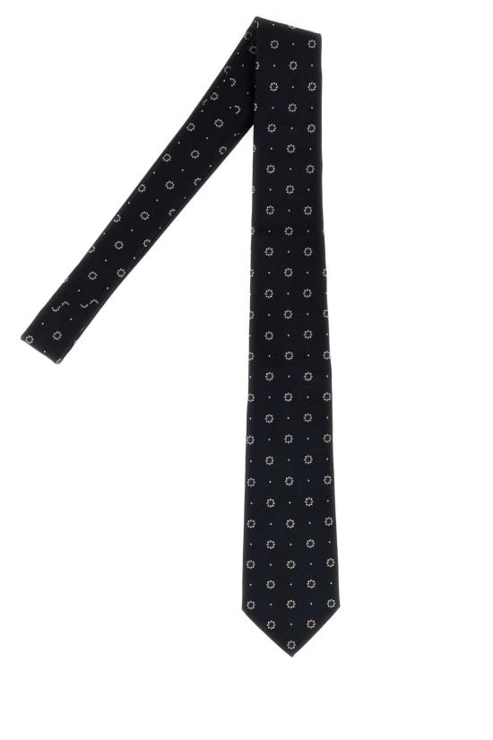 26FW 생로랑 넥타이 A0013X3Y009 4178 NAVY - SAINT LAURENT