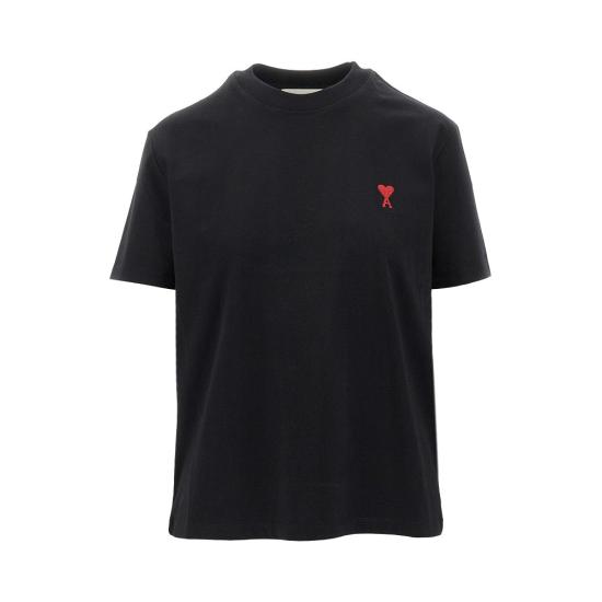 26FW 아미 스몰 하트 로고 티셔츠 BFUTS035724 Black