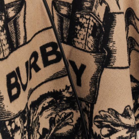 26FW 버버리 EKD 리버시블 체크 울 케이프 8074875 Beige - BURBERRY