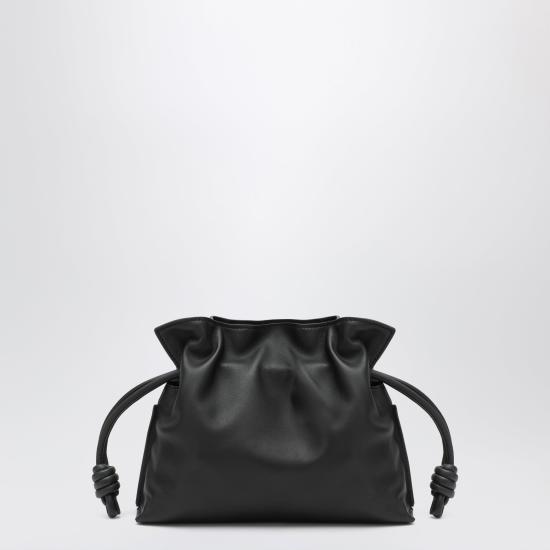 26FW 로에베 나파 카프스킨 미니 플라멘코 클러치 A411FC2XA6LE Black - LOEWE