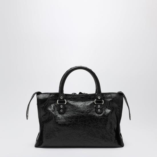 26FW 발렌시아가 르 시티 백 스몰 8657622ACLR Black - BALENCIAGA