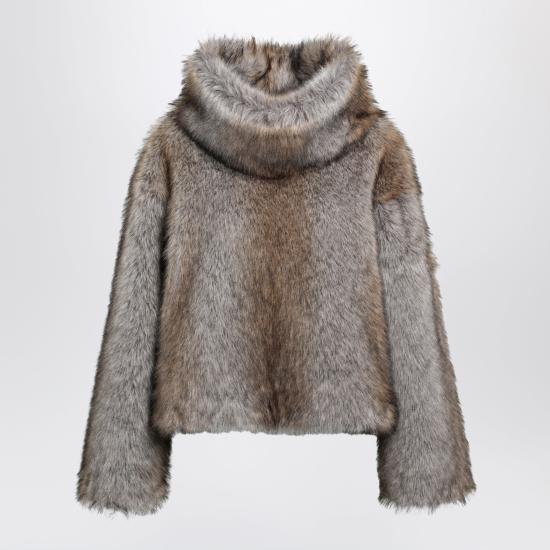 26FW 비비 쿠튀르 무스탕 FW26BRI03EF Grey