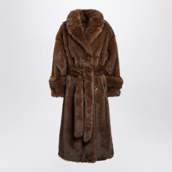 26FW 비비 쿠튀르 코트 FW26FA1EF Brown