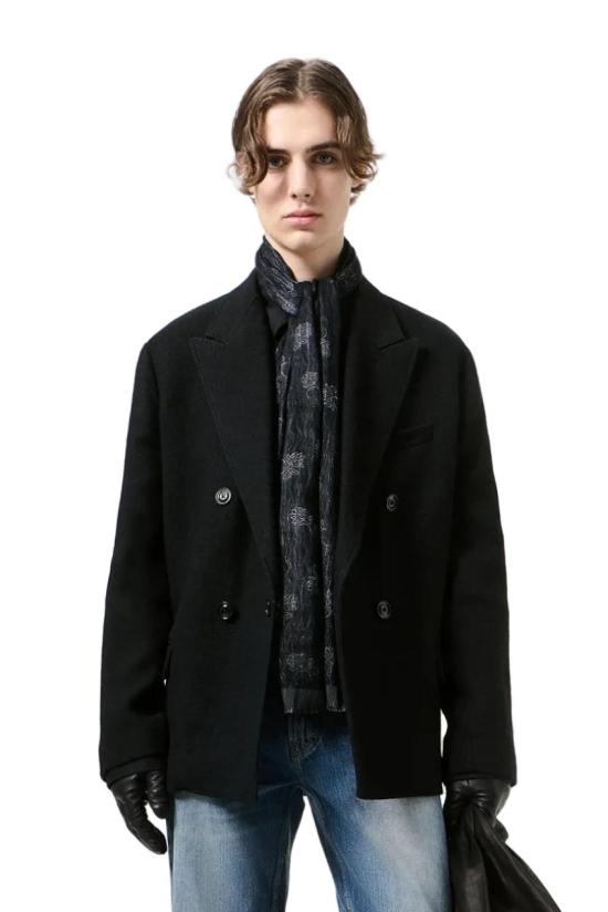 26FW 아워레가시 마이너 블랙 페럴 울 홀트 블레이저 마이너 블랙 페럴 울 홀트 블레이저 M4260HMB