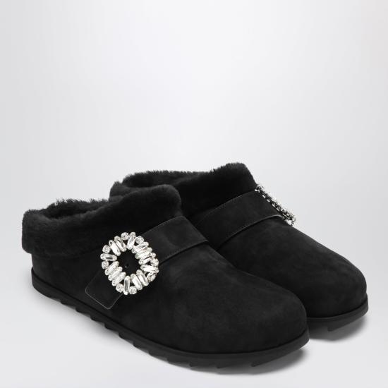 26FW 로저비비에 뮬/슬리퍼 RVW83546080OYK Black - ROGER VIVIER