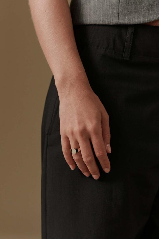  Their Studios 반지 Hayden Hex Pinky Ring - OTHER BRANDS