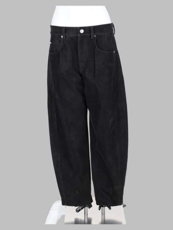 26FW 이자벨마랑에뚜왈 스트레이트 팬츠 PA0780FA D3B01E01BK BLACK