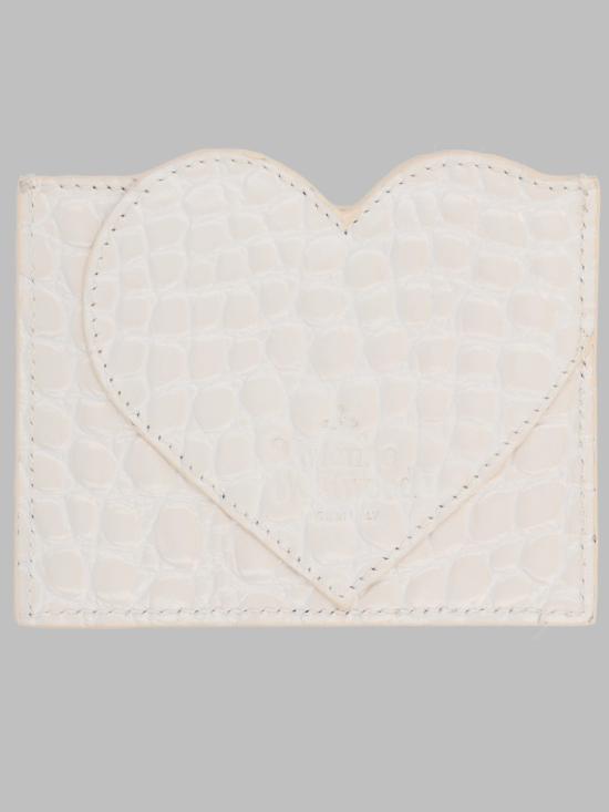 26FW 비비안웨스트우드 ORB 크로코다일 엠보싱 슬림 카드 지갑 5403000MW L0098A402 IVORY - VIVIENNE WESTWOOD