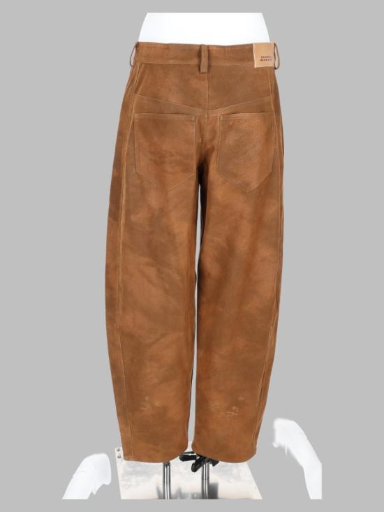 26FW 이자벨마랑에뚜왈 스트레이트 팬츠 PA0780FA D3B01E50BW BROWN - ISABEL MARANT ETOILE