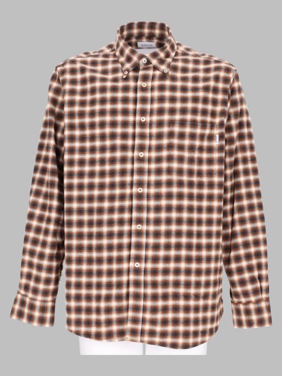 26FW 아미시 긴팔 셔츠 AMX202CU80 0124C0796 BROWN
