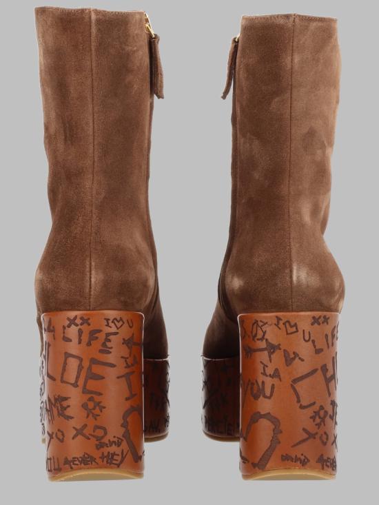26FW 끌로에 부츠 26W15DRY 27Z BROWN - CHLOE