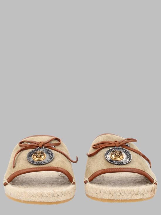 26FW 베르사체 플랫 슈즈 1025291 1A179882NP3X BEIGE