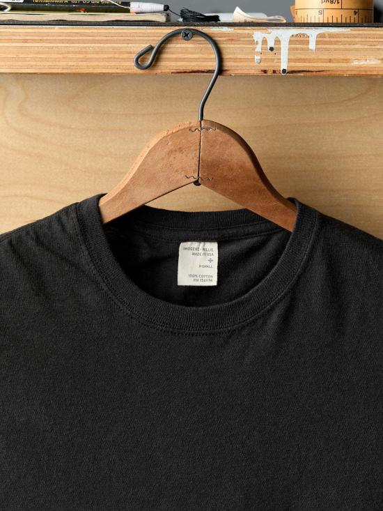  Imogene + Willie 반팔 티셔츠 이모진 + 윌리 더 코튼 프로젝트 티셔츠 (페이디드 블랙) - OTHER BRANDS
