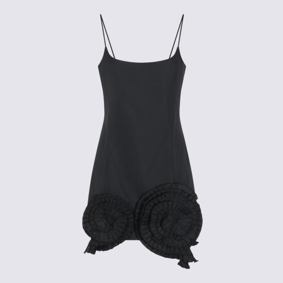 26FW 블루마린 미디 원피스 RF6047T8864 22222 BLACK