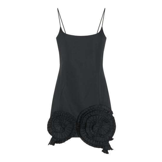 26FW 블루마린 미디 원피스 RF6047T8864 22222 BLACK - BLUMARINE