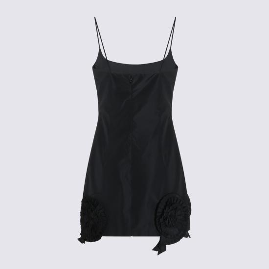 26FW 블루마린 미디 원피스 RF6047T8864 22222 BLACK - BLUMARINE