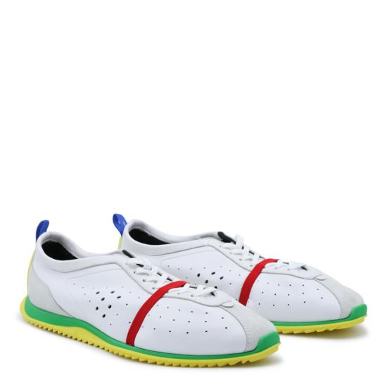 26FW 셀린느 스트레치 램스킨 소프트 스니커즈 367355351C GKQ1 WHITE YELLOW - CELINE