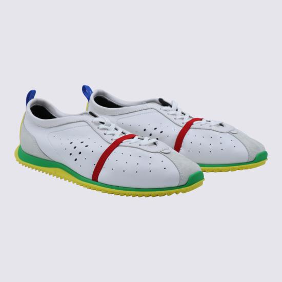 26FW 셀린느 스트레치 램스킨 소프트 스니커즈 367355351C GKQ1 WHITE YELLOW - CELINE