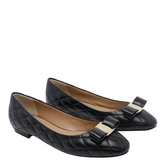 26FW 살바토레 페라가모 플랫 슈즈 798498 01M456NERO BISCOTTO BLACK - SALVATORE FERRAGAMO