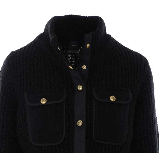 26FW 핑코 가디건 107802 A3OHZ99 BLACK - PINKO