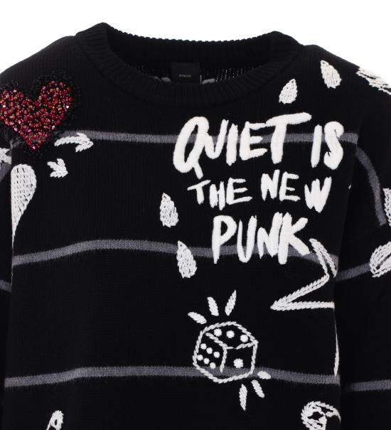 26FW 핑코 스웨터 107502 A2PKZIK BLACK - PINKO