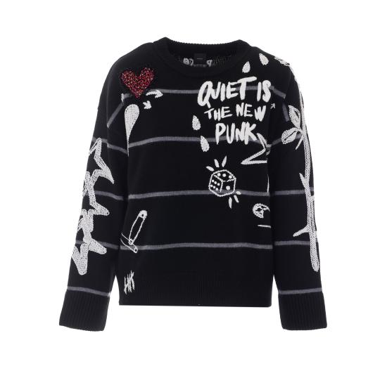 26FW 핑코 스웨터 107502 A2PKZIK BLACK