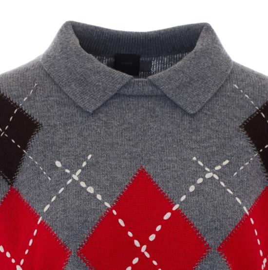 26FW 핑코 스웨터 107286 A3IEIL1 GREY - PINKO
