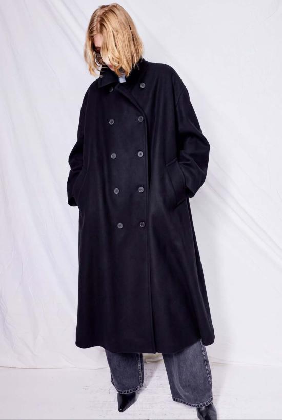  가브리엘라 콜 가먼츠 코트 230호 로로 피아나 헤비 울 더블 브레스트 - GABRIELA COLL GARMENTS