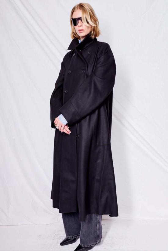  가브리엘라 콜 가먼츠 코트 230호 로로 피아나 헤비 울 더블 브레스트 - GABRIELA COLL GARMENTS