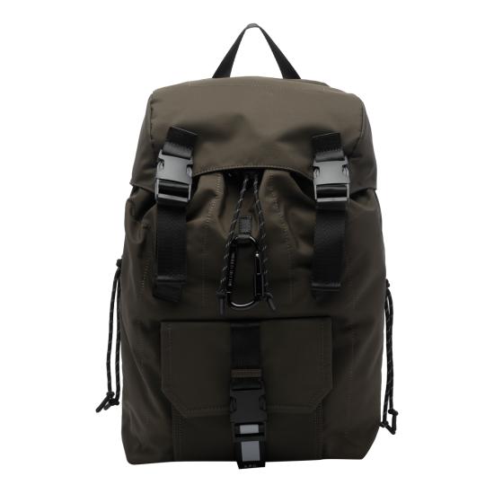26FW 아페쎄 로고 프린트 버클 플랩 백팩 PAAGE H62631 JAD Green
