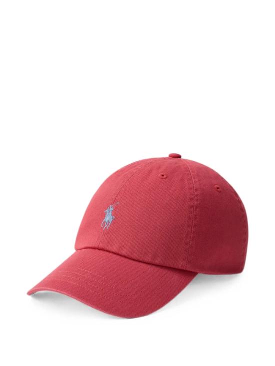 26FW 폴로 랄프로렌 클래식 로고 자수 스포츠 볼캡 710667709 524 Rosso