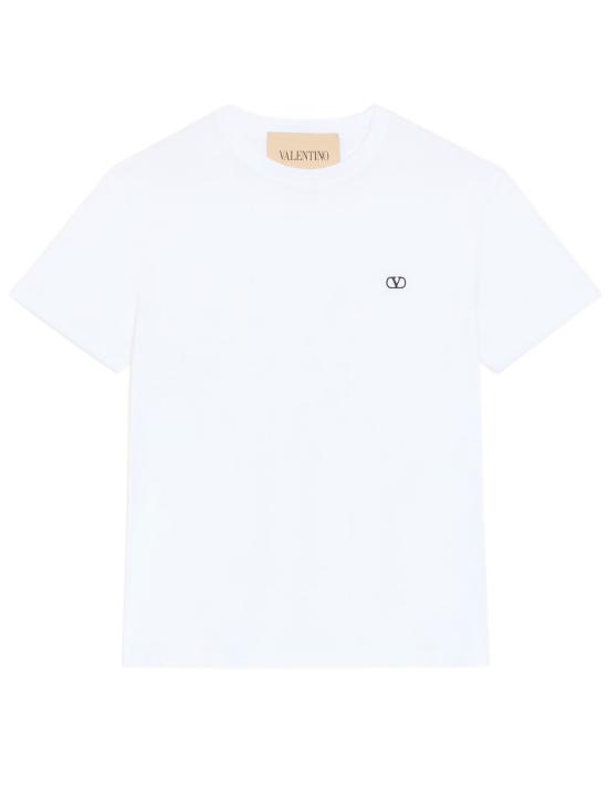 26FW 발렌티노 가라바니 반팔 티셔츠 9V3MG10VBMM 0BO BIANCO