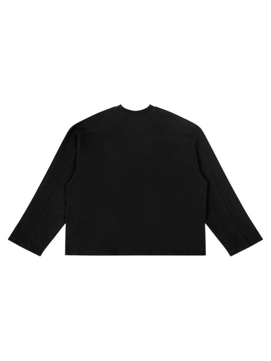 26FW 엔타이어 스튜디오 긴팔 티셔츠 ESFW26ST02012 BLACK Nero - ENTIRE STUDIOS