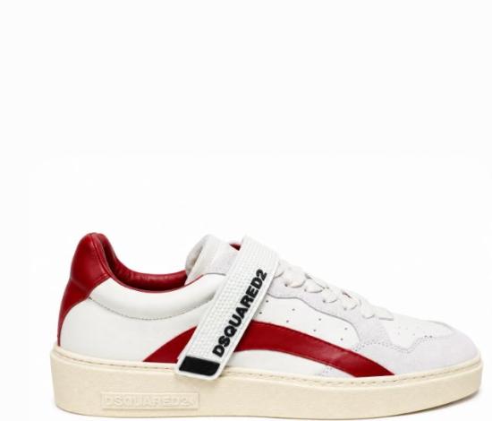 26FW 디스퀘어드2 스니커즈 SNM0496 01504118M1747 Bianco rosso