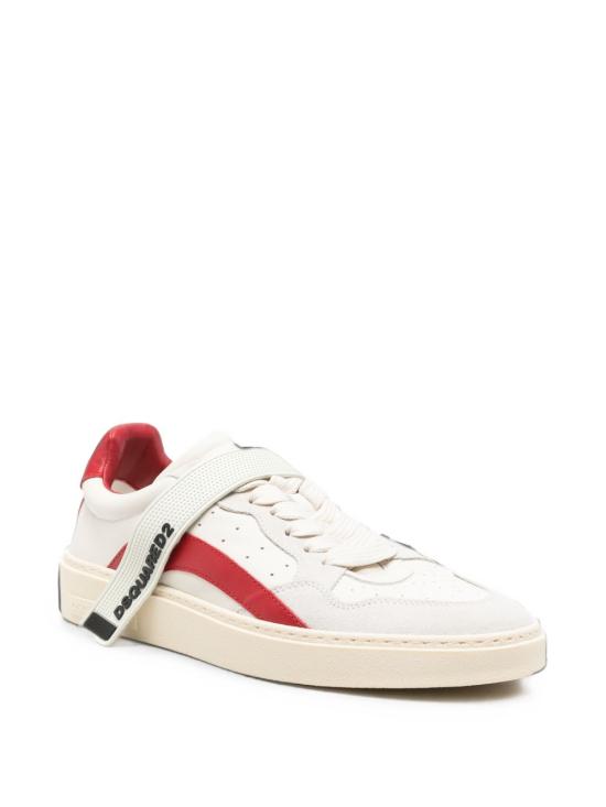 26FW 디스퀘어드2 스니커즈 SNM0496 01504118M1747 Bianco rosso - DSQUARED2