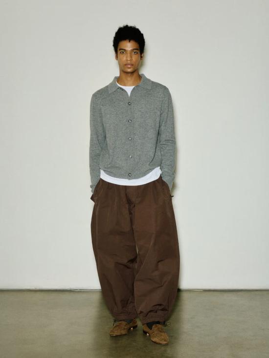 26FW 엔타이어 스튜디오 가디건 ESFW26SW03630 CONCRETE GRIGIO - ENTIRE STUDIOS