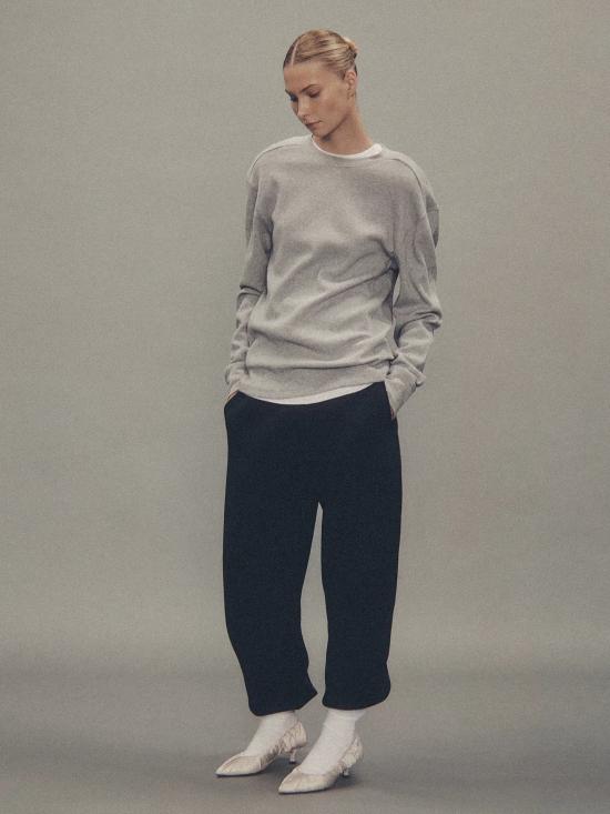 26FW 엔타이어 스튜디오 긴팔 티셔츠 ESFW26TT03636 GREYMARLE Grigio - ENTIRE STUDIOS