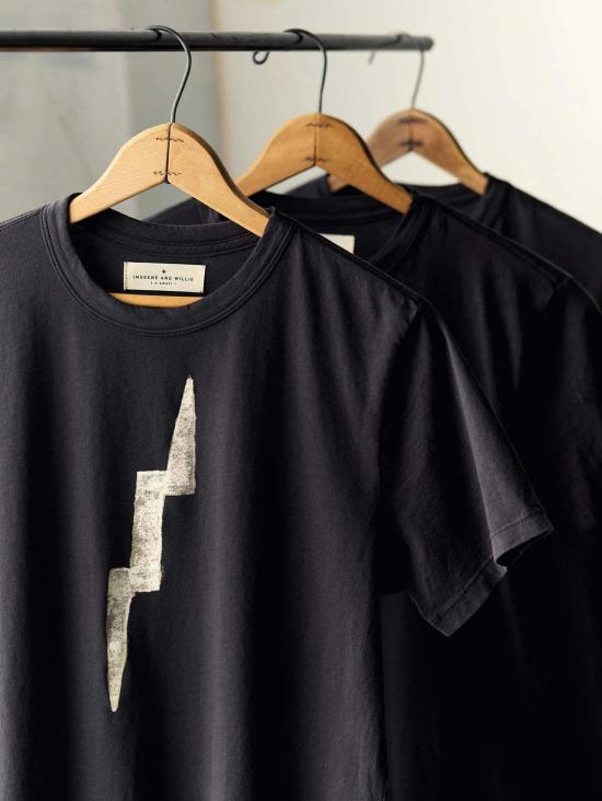  Imogene + Willie 반팔 티셔츠 이모진 + 윌리 "볼트" 티 - OTHER BRANDS
