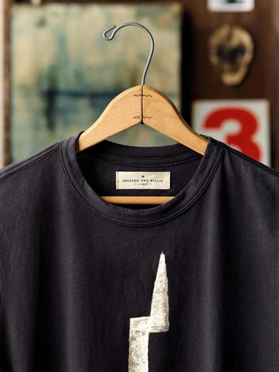  Imogene + Willie 반팔 티셔츠 이모진 + 윌리 "볼트" 티 - OTHER BRANDS
