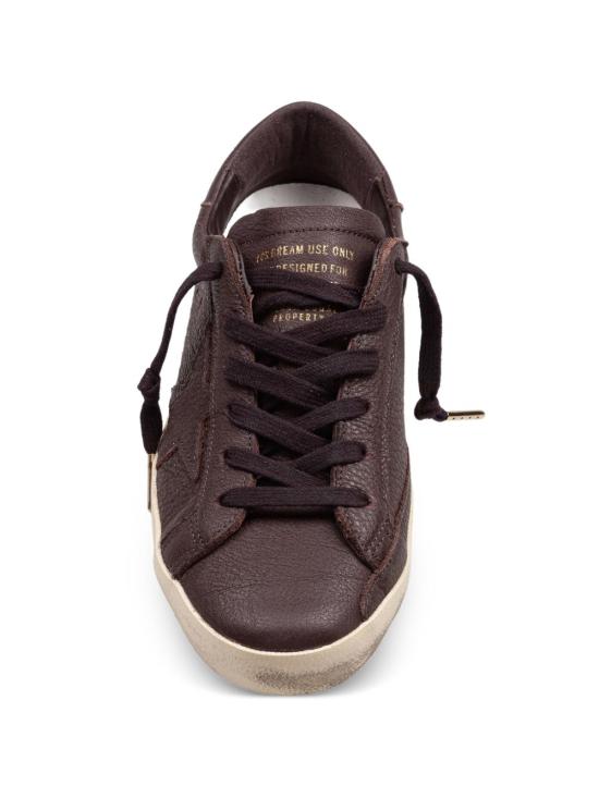 26FW 골든구스 SUPER STAR 슈퍼 스타 클래식 스니커즈 GWF00101 F0088755381 DARK BROWN - GOLDEN GOOSE