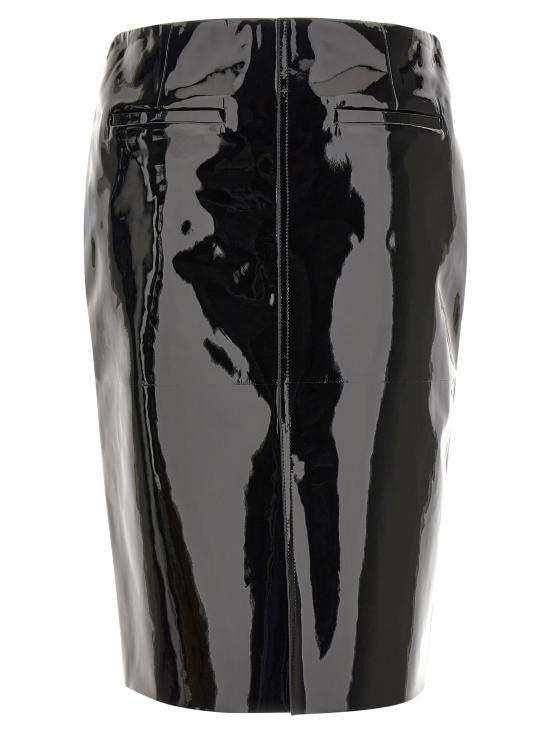 26FW 살바토레 페라가모 미디 스커트 793103BLACK - SALVATORE FERRAGAMO